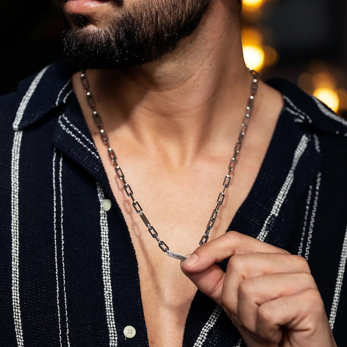 Personalized Name Paperclip Bracelet