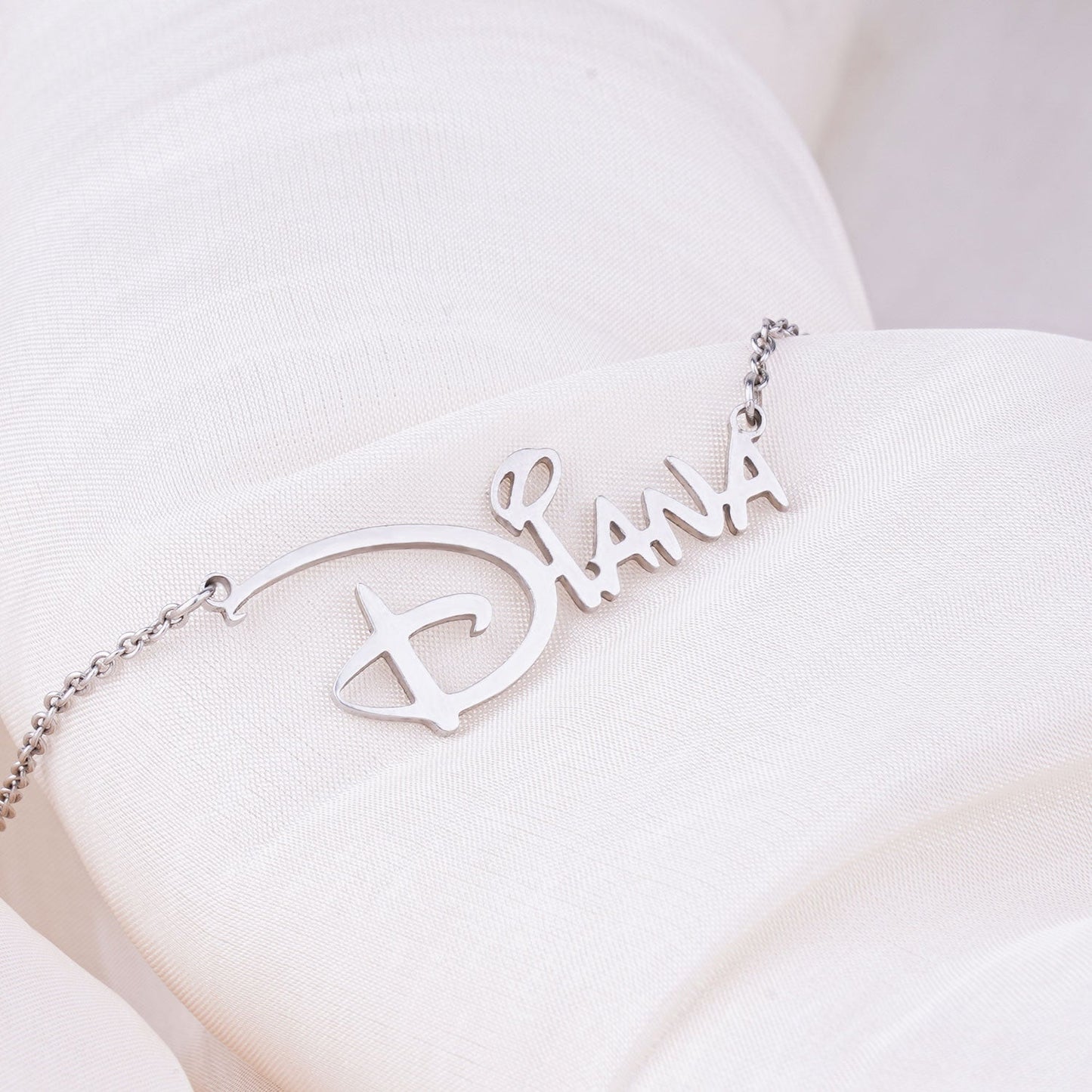 S925 Personalized Princess Name Necklace