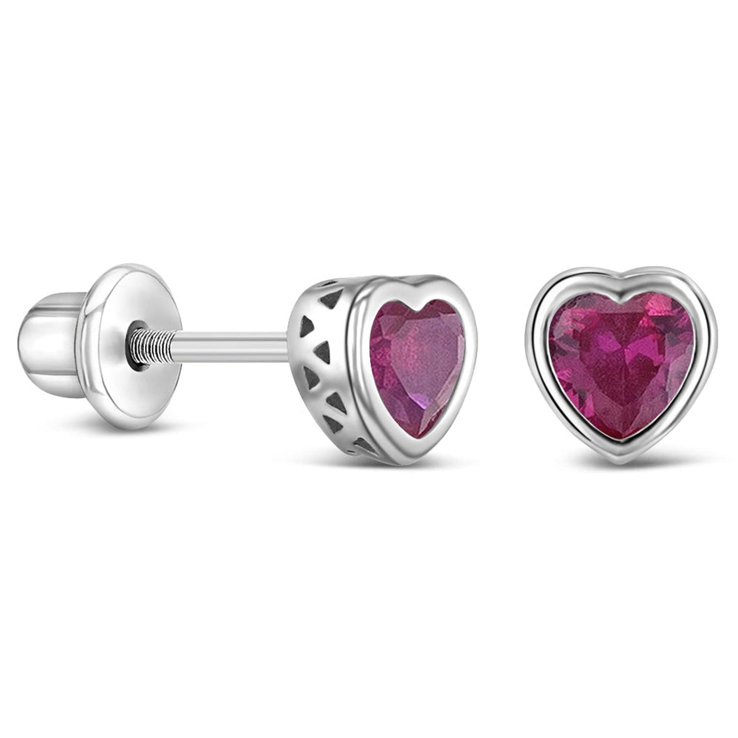 Children's Birthstone Stud Earrings