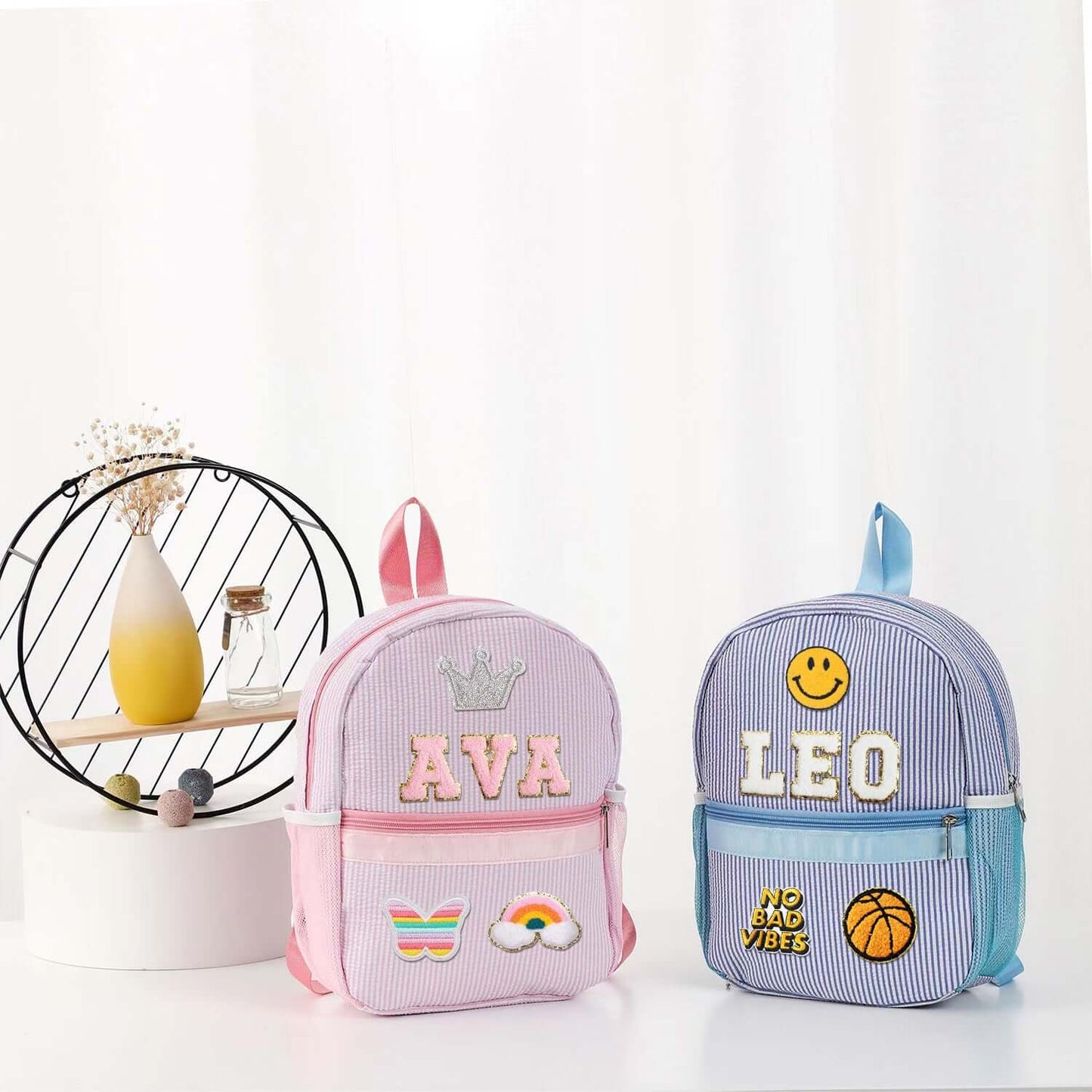 Personalized Kids Back to School Patch Backpack