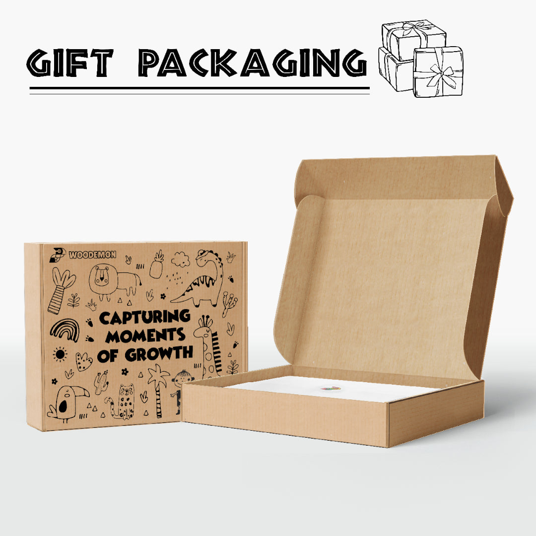 Growth Chart Gift Packaging For Wooden Growth Charts