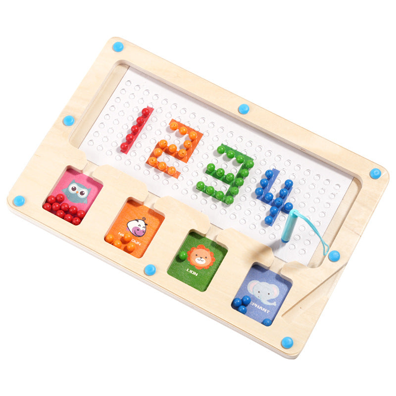 Magnetic Animals Number Crunching Walking Bead Maze