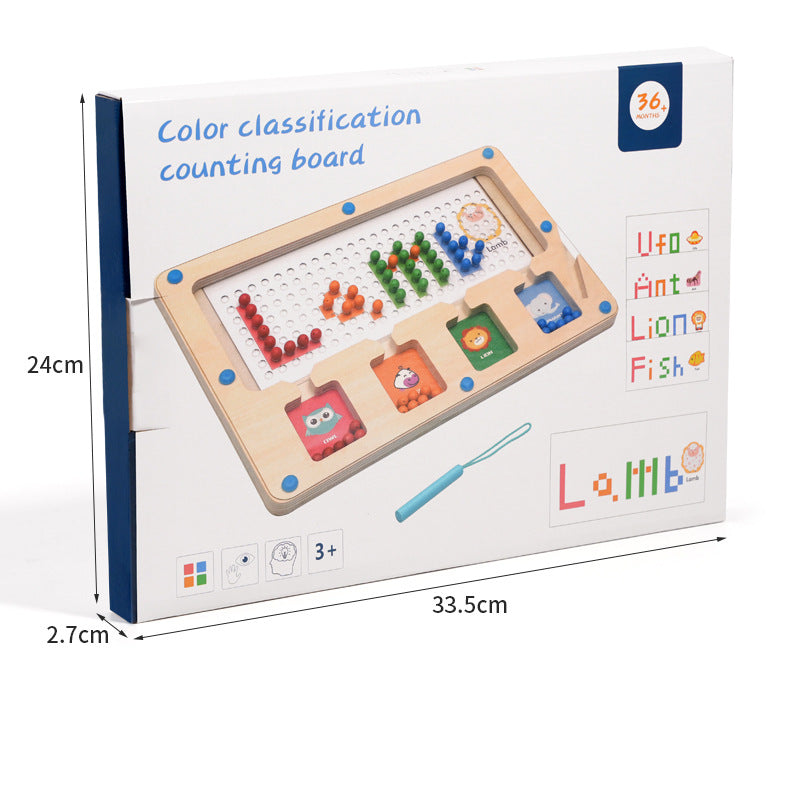 Magnetic Animals Number Crunching Walking Bead Maze