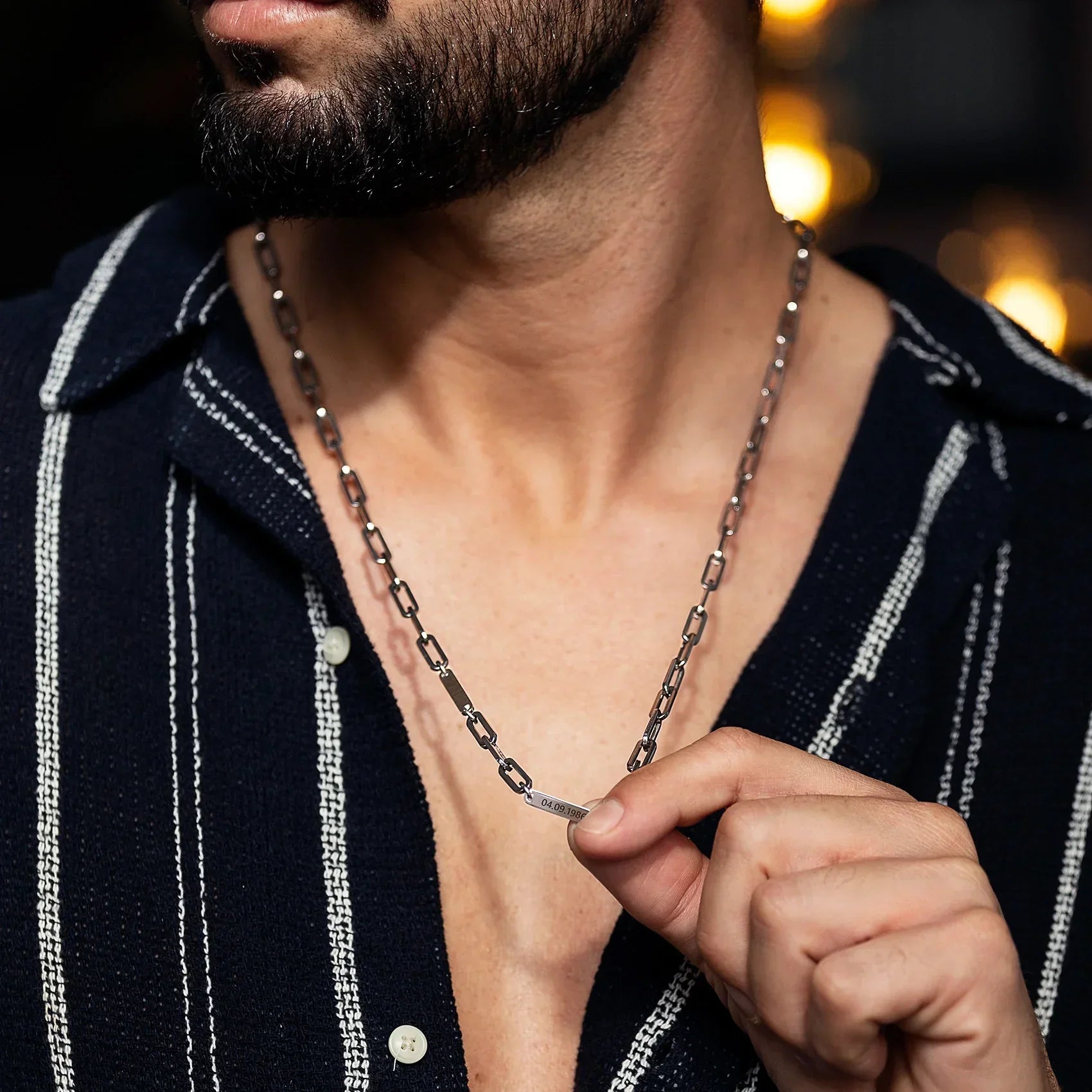 Personalized Name Paperclip Bracelet