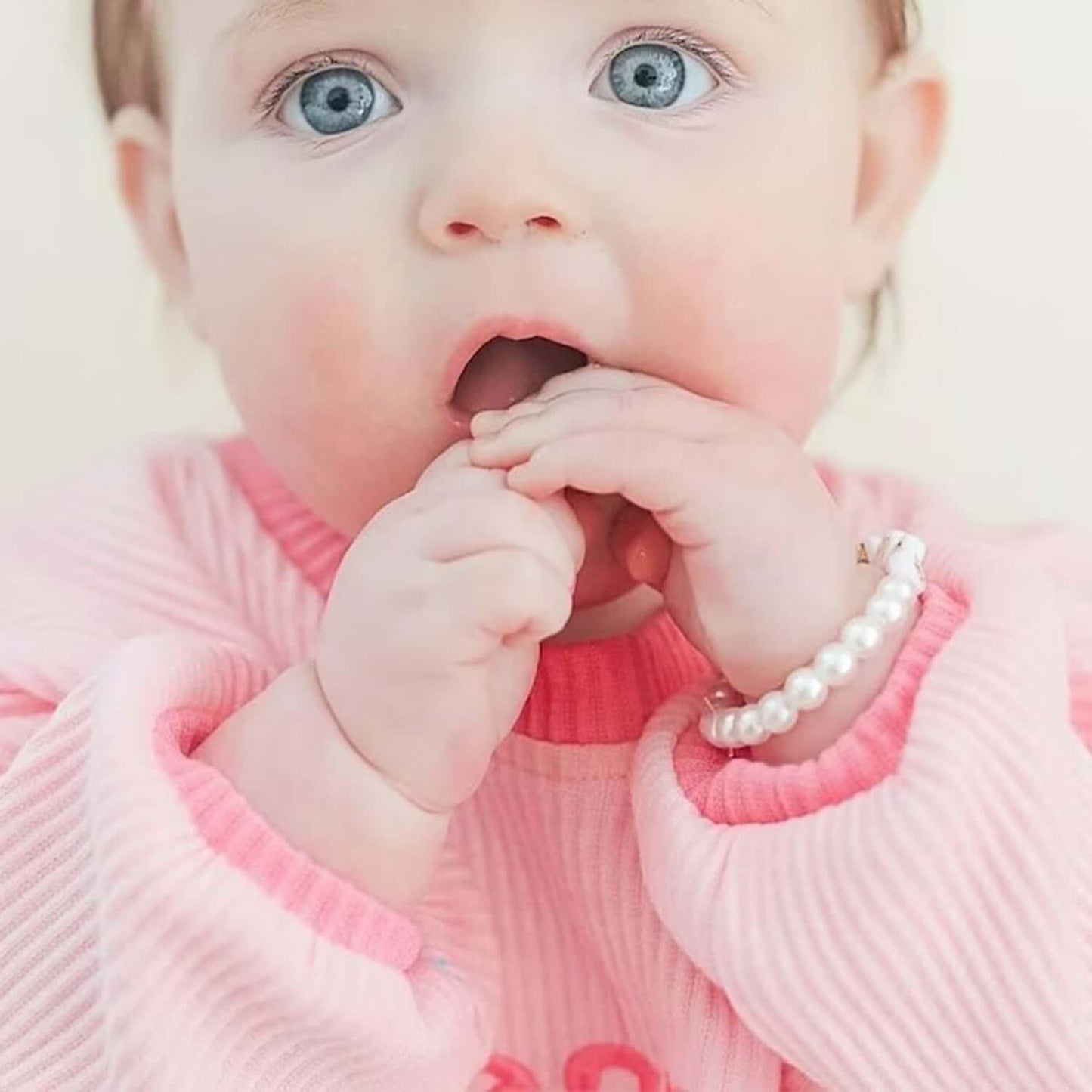 Personalized Pearl Name Bracelet for Baby and Girl