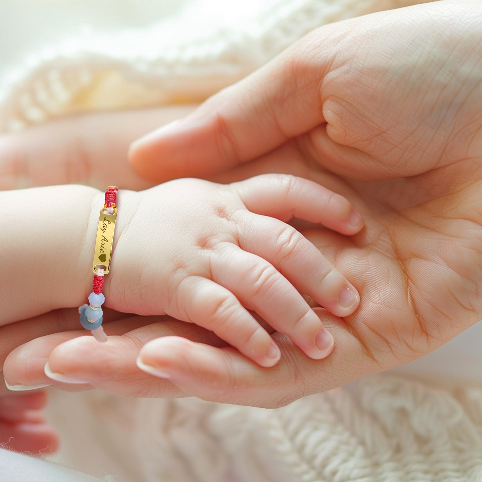 Colorful Hand-Woven Rope Personalized Girl's Name Bracelet