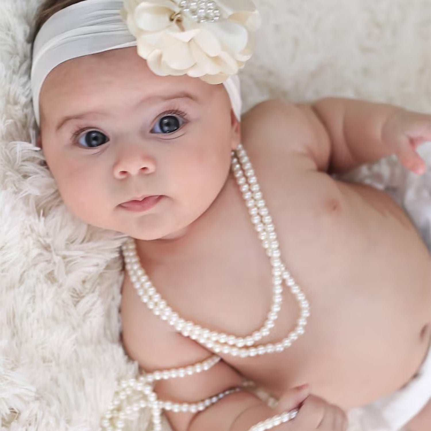 First Pearl Necklace for Baby or Girl