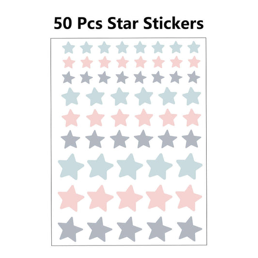Accessories for wall lights -50 Pcs Star Stickers