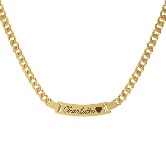 S925 Personalized Baby Name and Birthstone Necklace