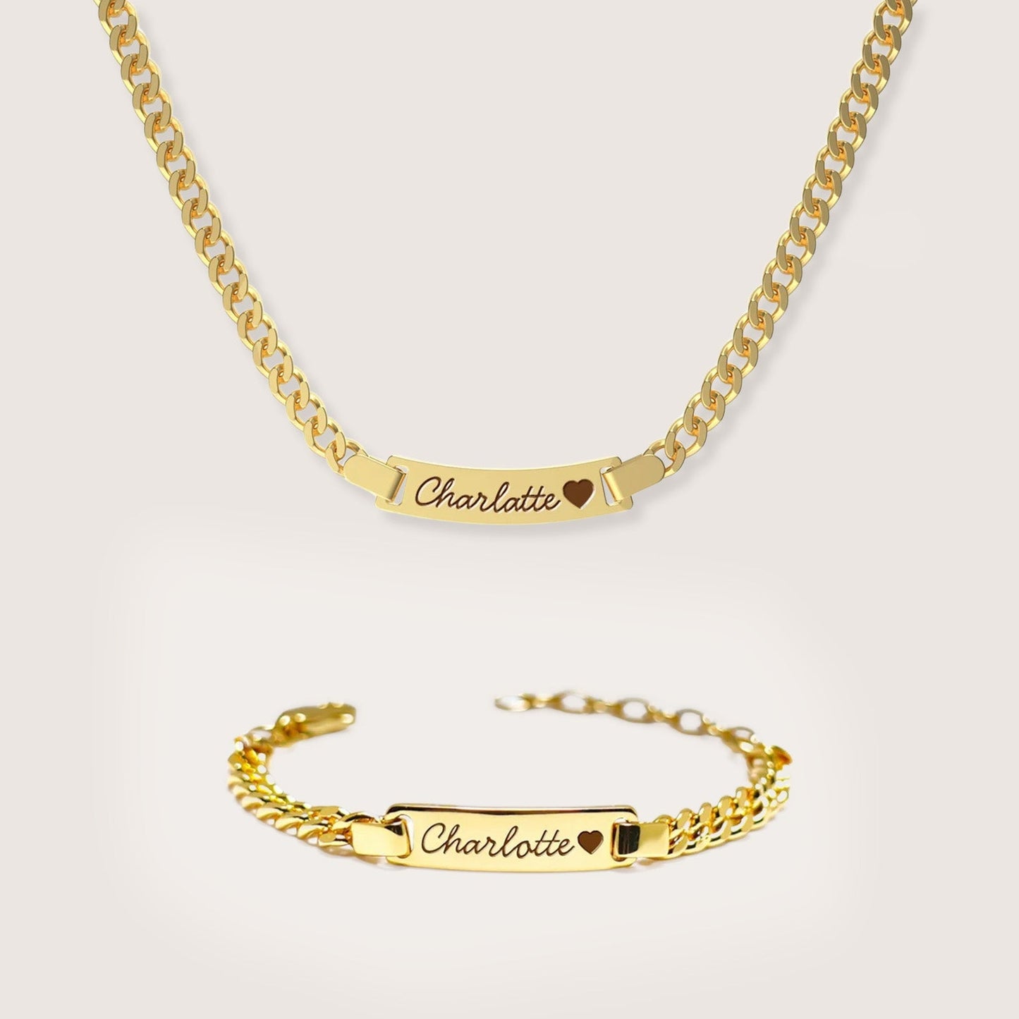 Personalized Baby Gold ID Bracelet