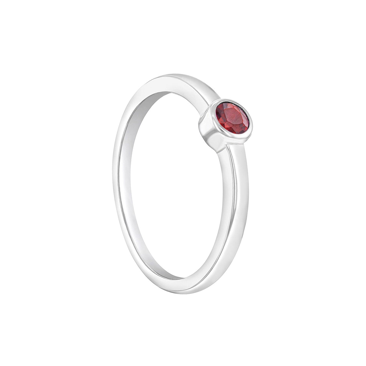 925 Sterling Silver Kids Birthstone Rings
