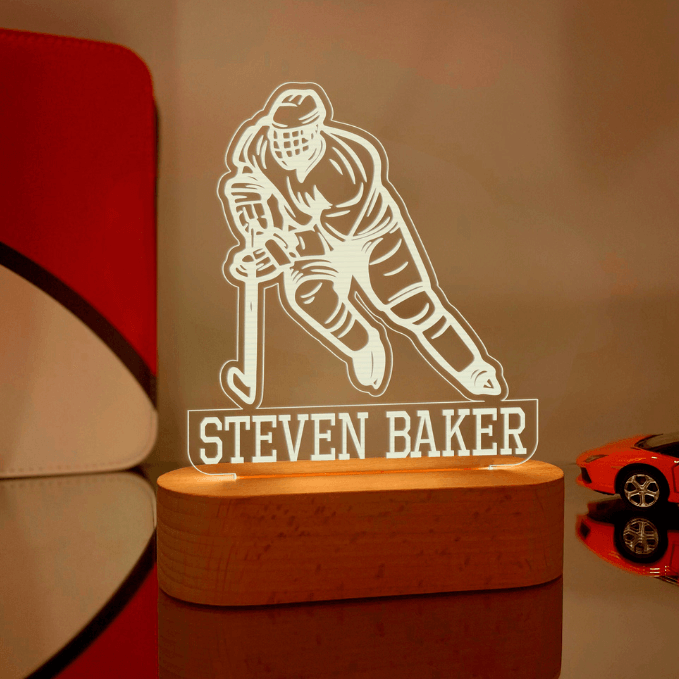 Personalized Sportsmen Night Light For Boys