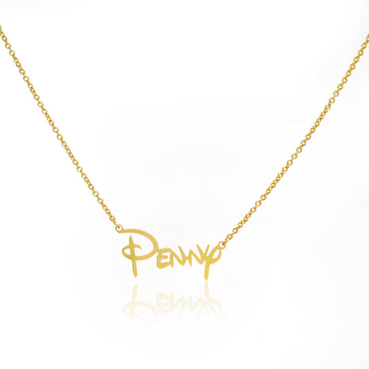S925 Personalized Princess Name Necklace
