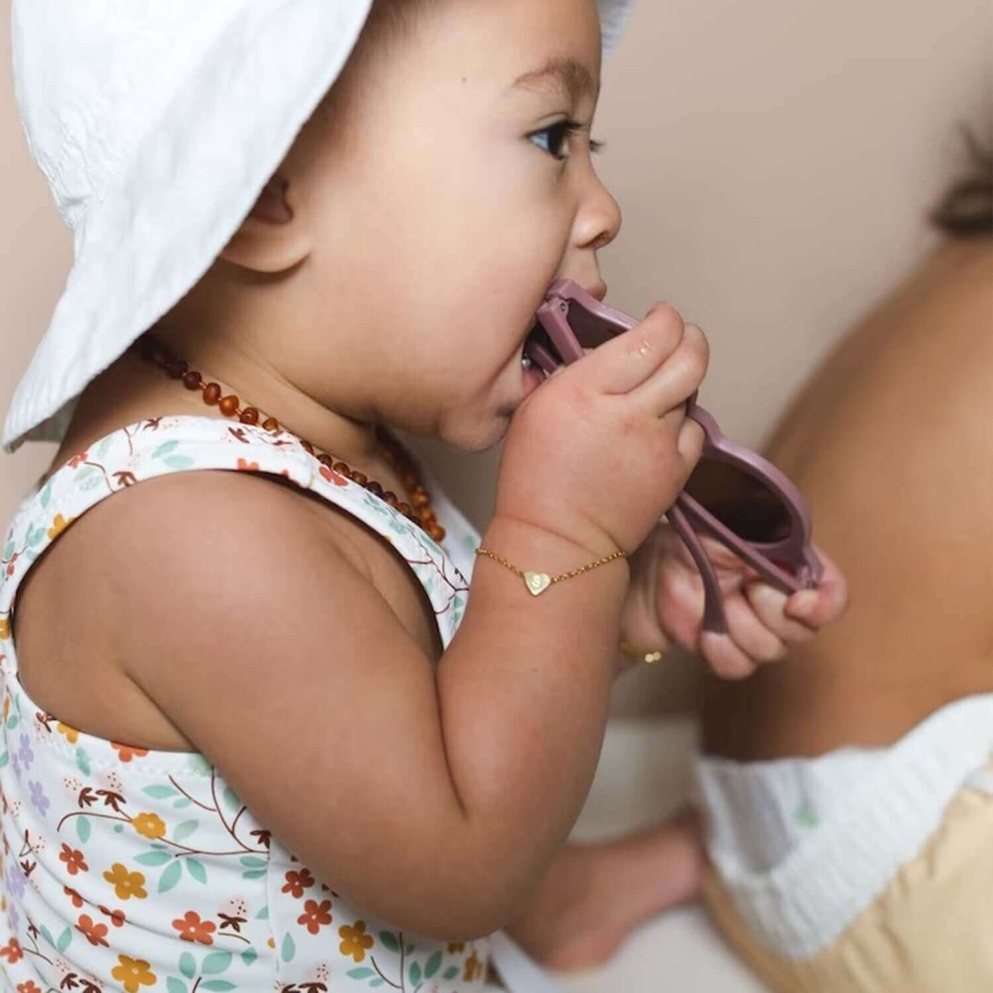 Personalized Baby Tiny Heart Initial Bracelet