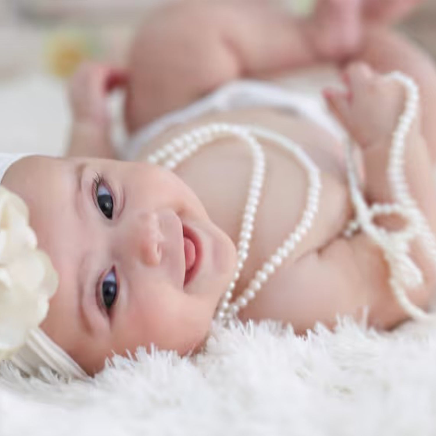 First Pearl Necklace for Baby or Girl