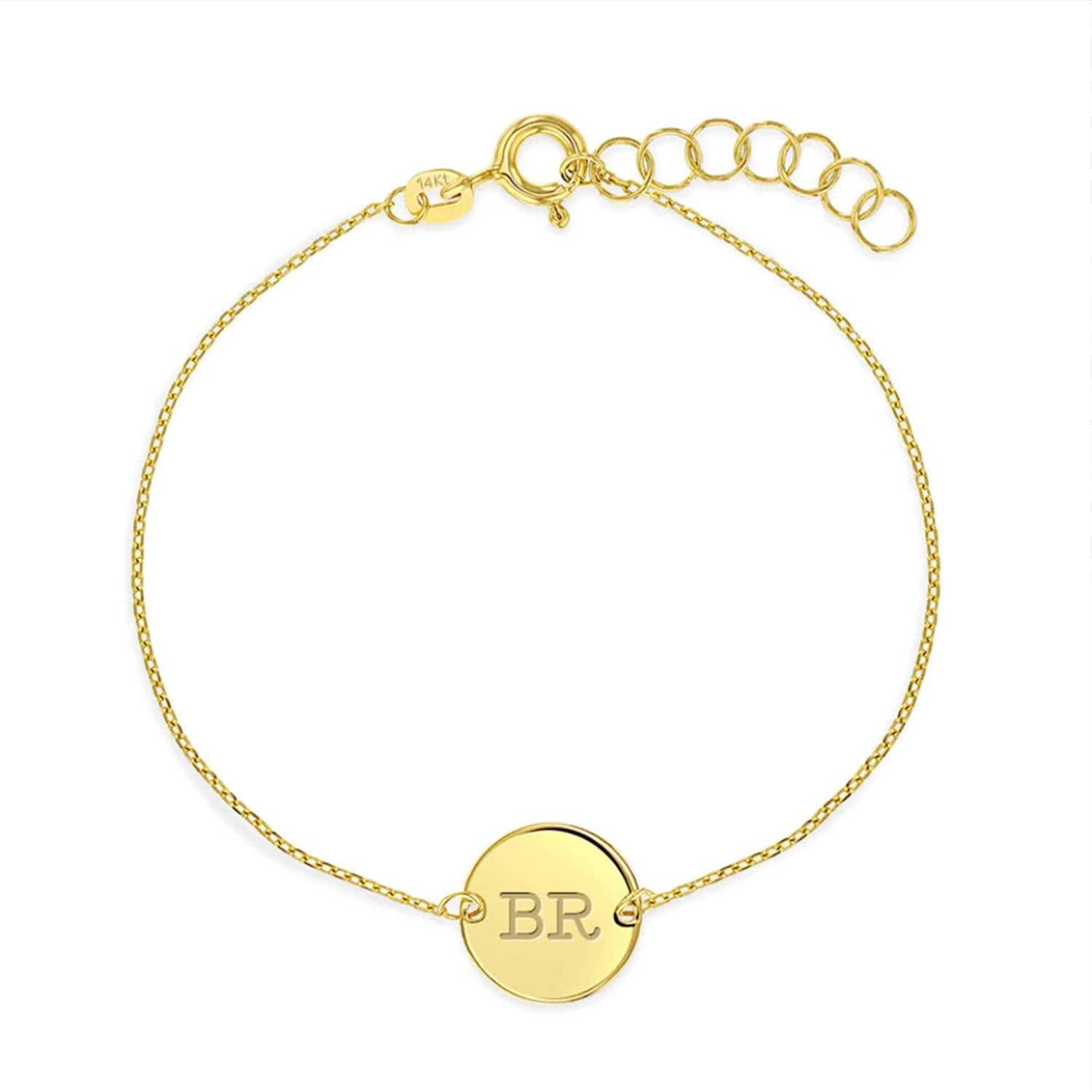 Engravable Children's Initials Bracelet