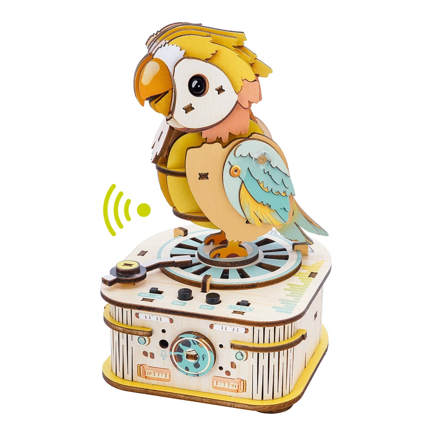 Echo Parrot – 3D DIY Wooden Puzzle Recorder