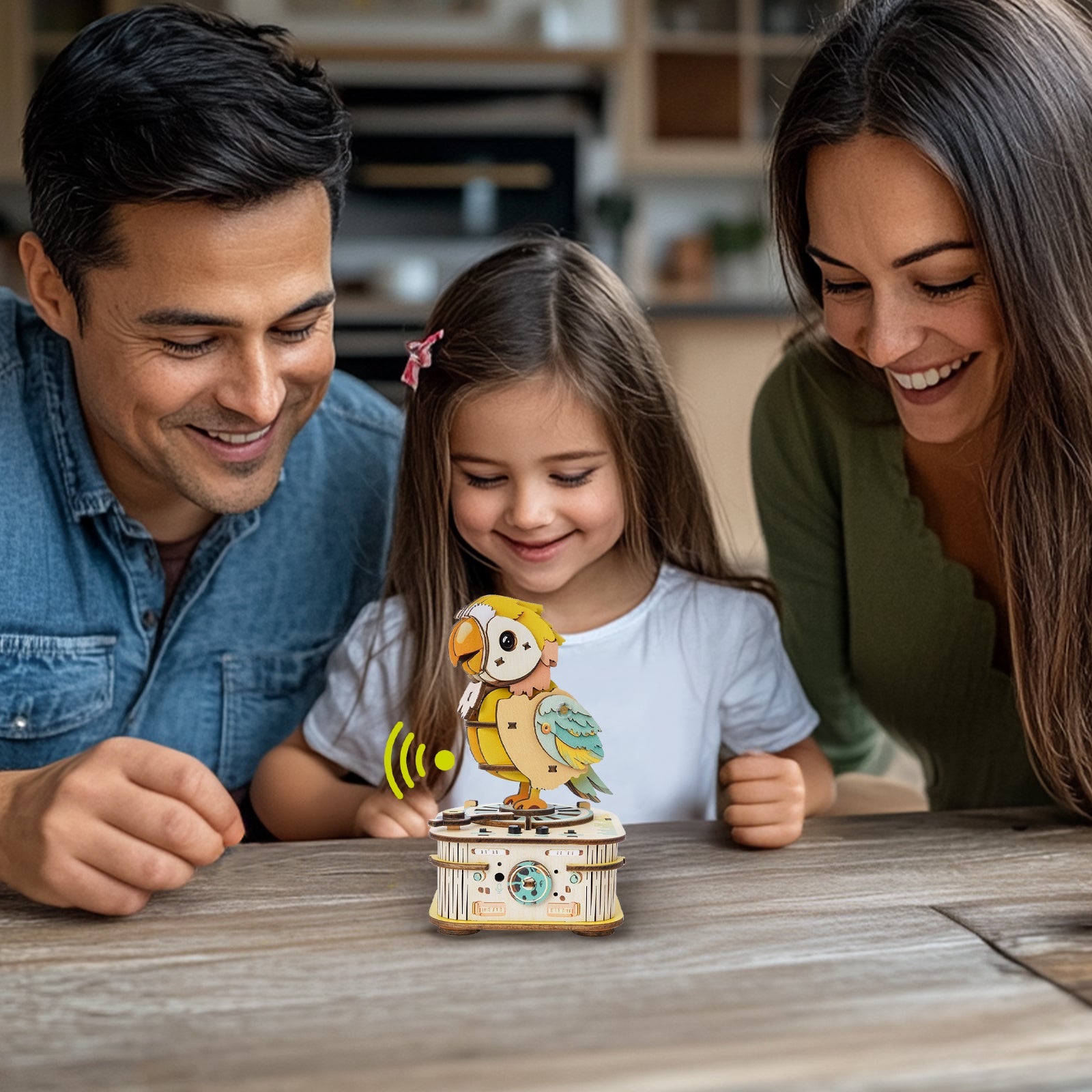 Echo Parrot – 3D DIY Wooden Puzzle Recorder