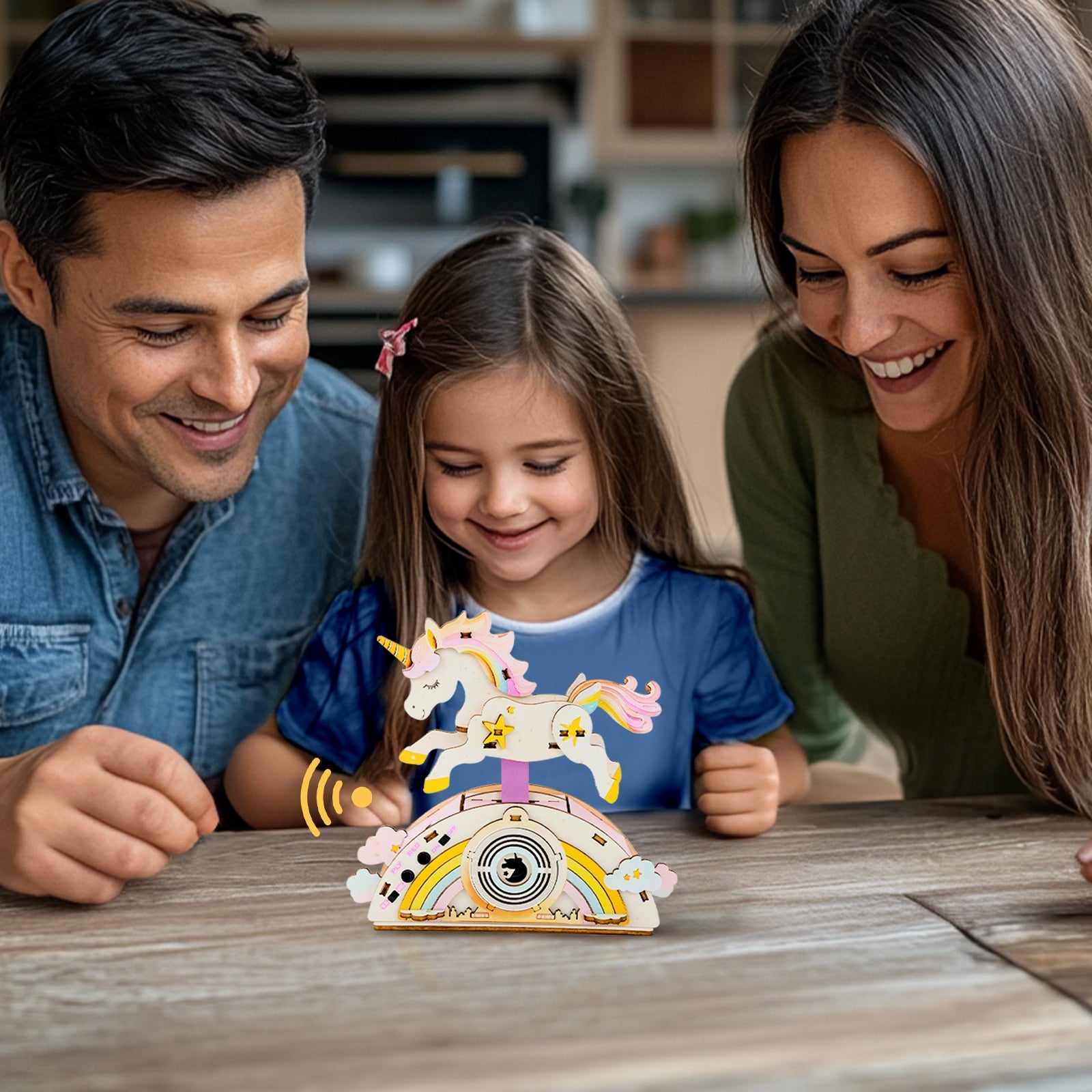 Strolling Unicorn – 3D DIY Wooden Puzzle Recorder