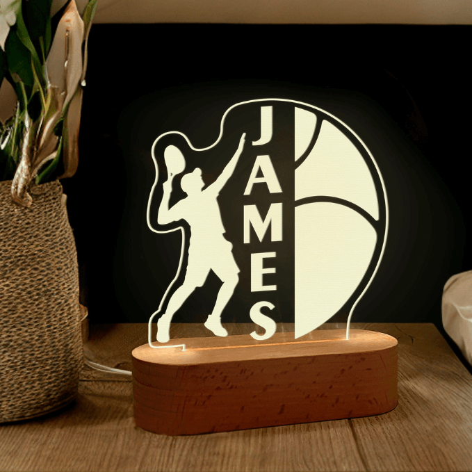 Personalized Sportsmen Night Light For Boys