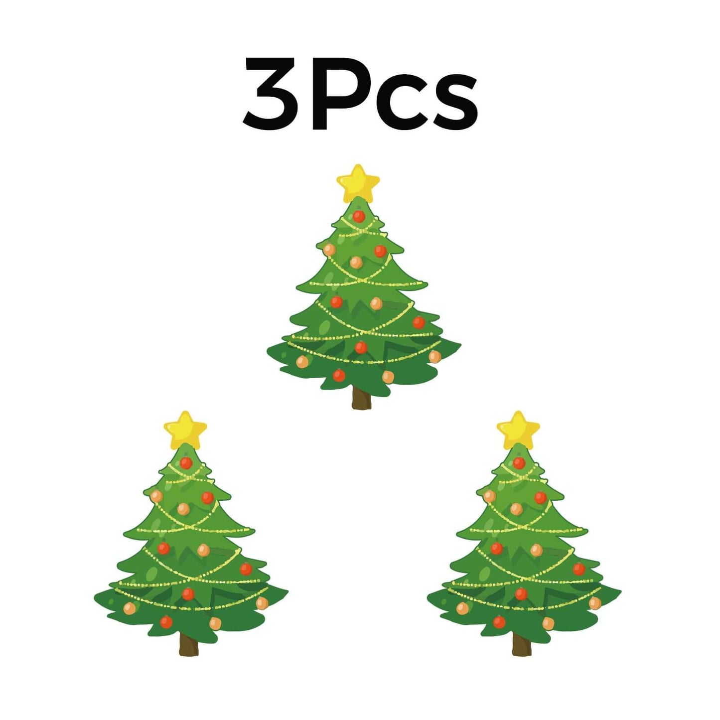 3 Small Christmas tree