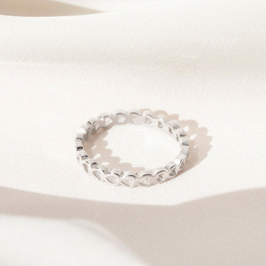 Skeleton Heart Ring