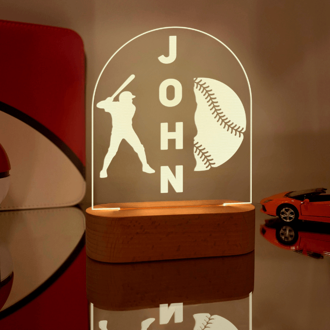 Personalized Sportsmen Night Light For Boys