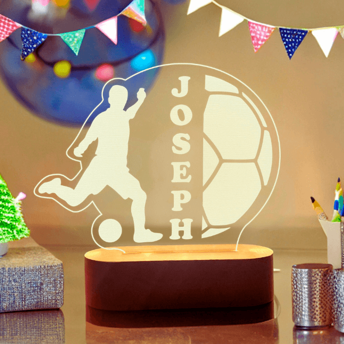 Personalized Sportsmen Night Light For Boys