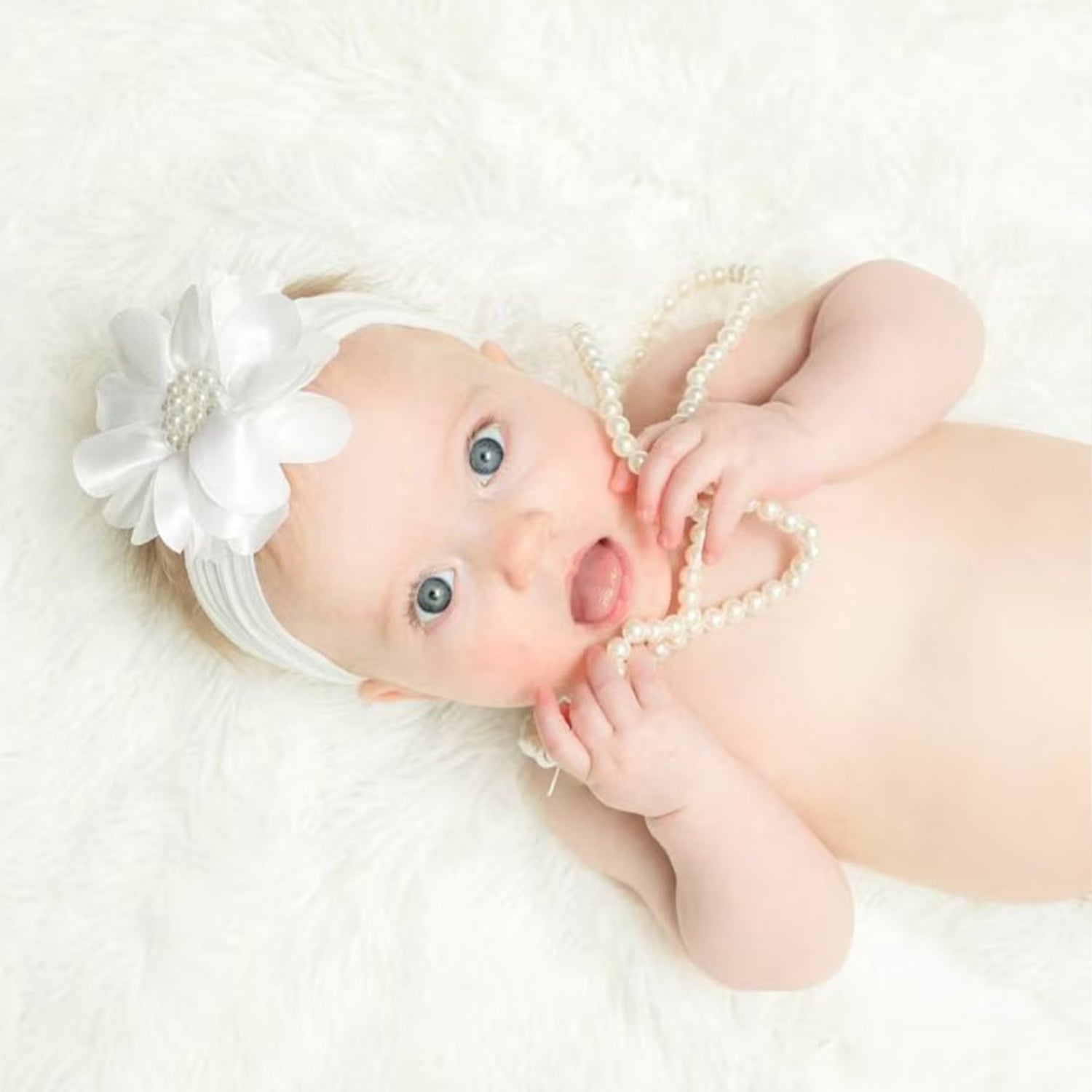 First Pearl Necklace for Baby or Girl