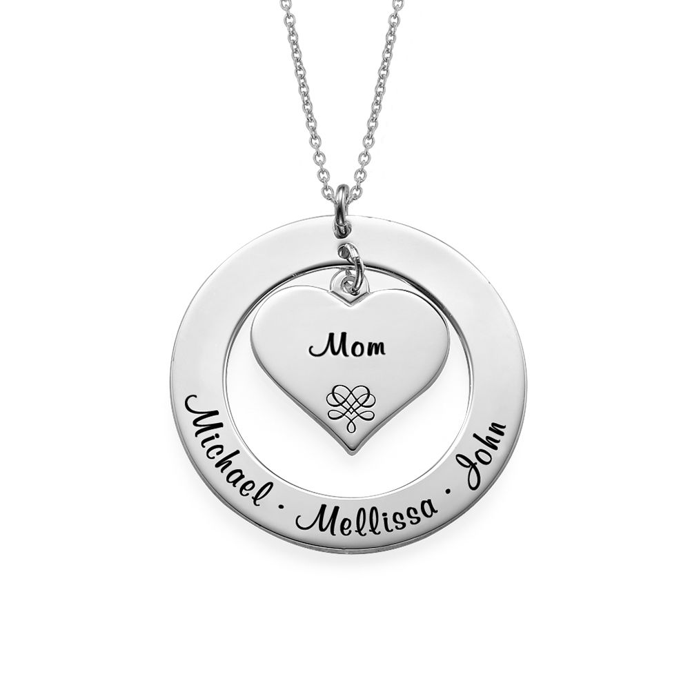 Custom Family Name Locket Necklace