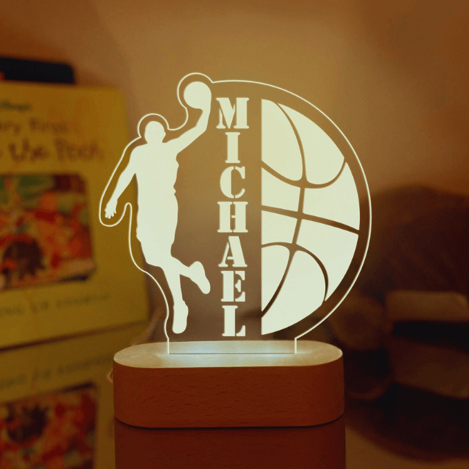 Personalized Sportsmen Night Light For Boys