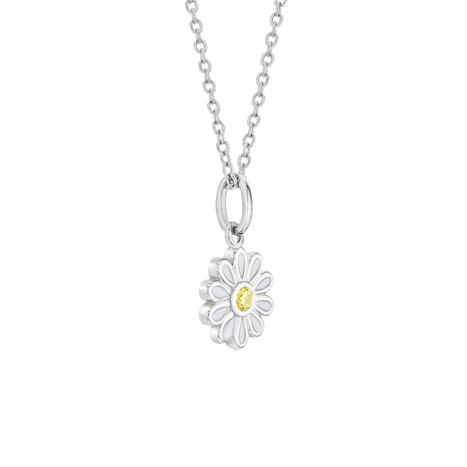 925 Sterling Silver Kids Daisy Earrings