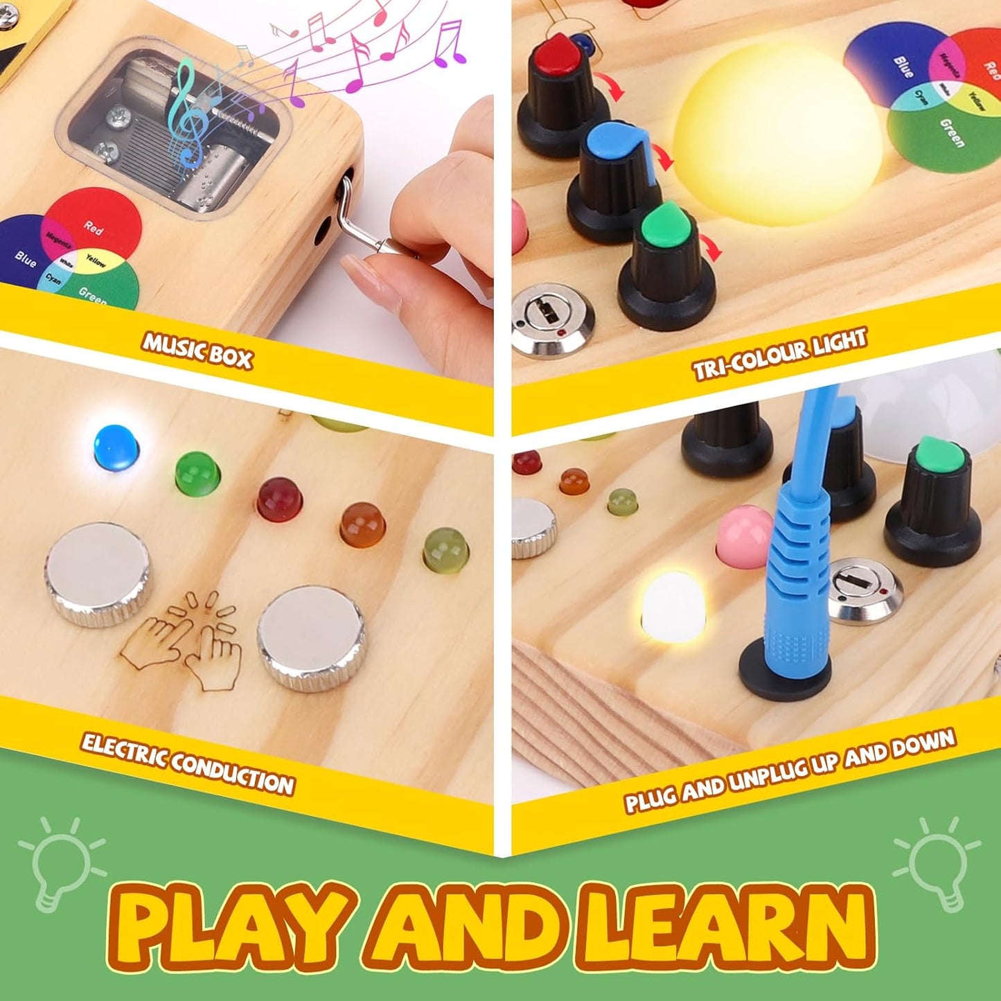 Kids Electrical Circuit Learning Board