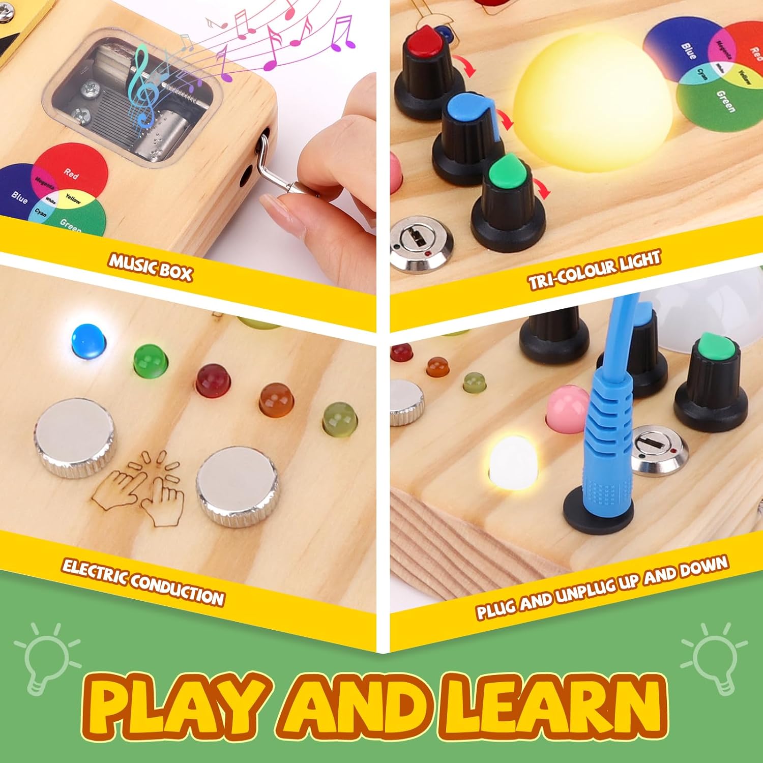 Kids Electrical Circuit Learning Board