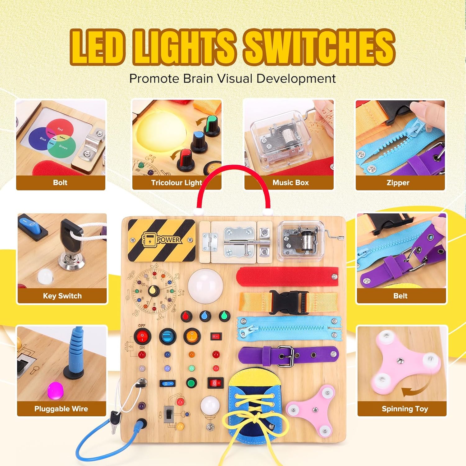 Kids Multi-Activity Learning Board