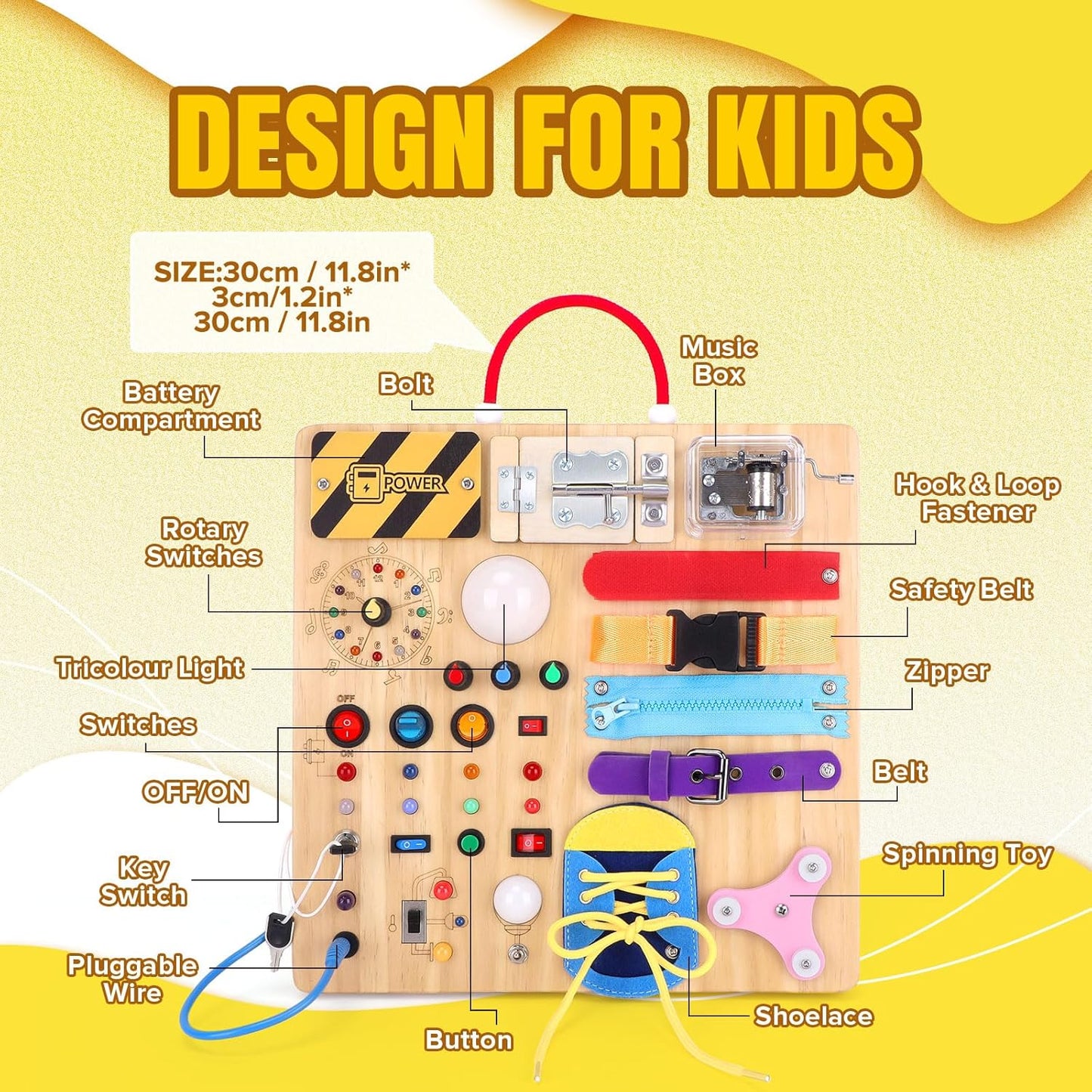 Kids Multi-Activity Learning Board