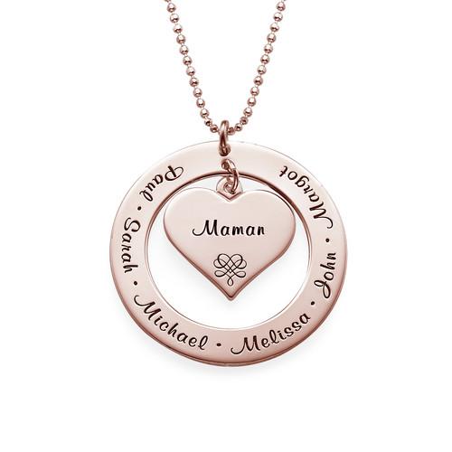 Custom Family Name Locket Necklace