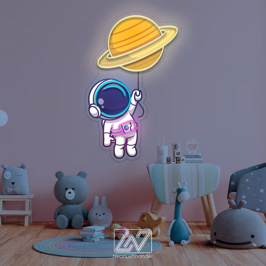 Astronaut Neon Sign