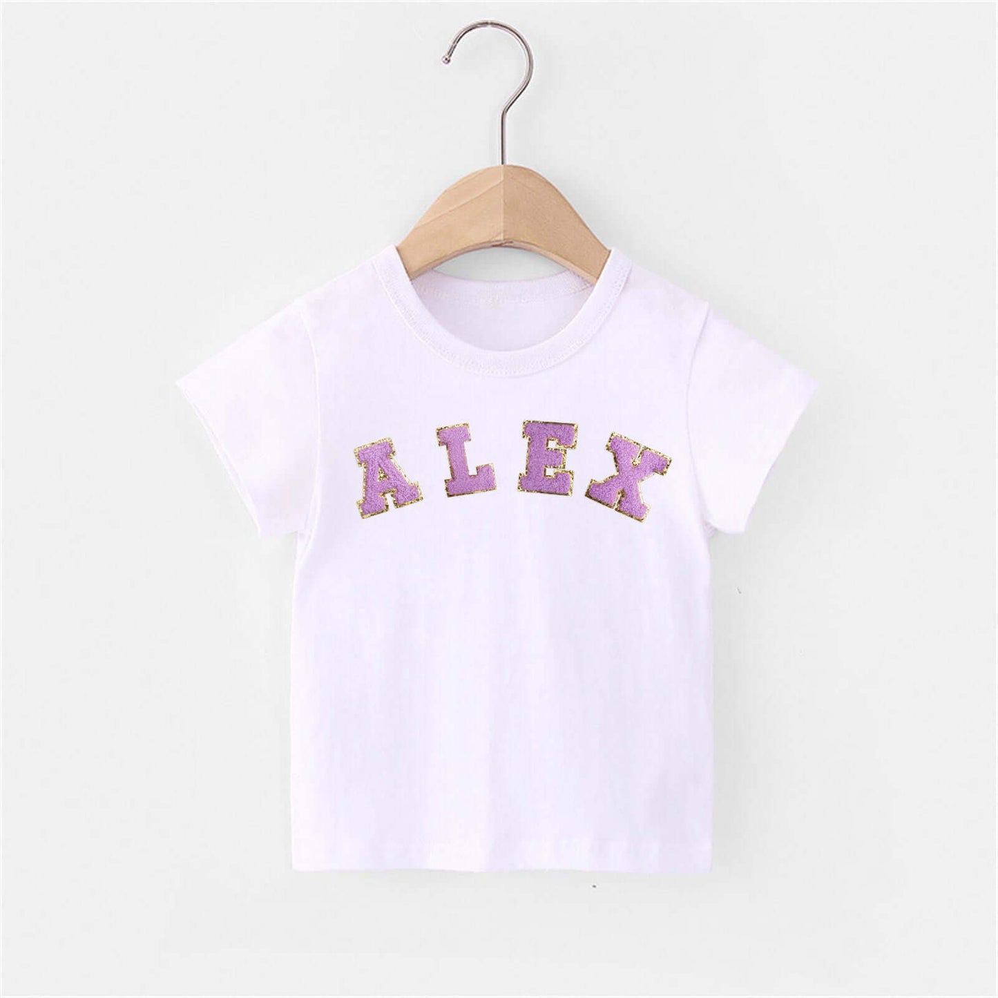 Personalized Toddler Patch White T-shirt