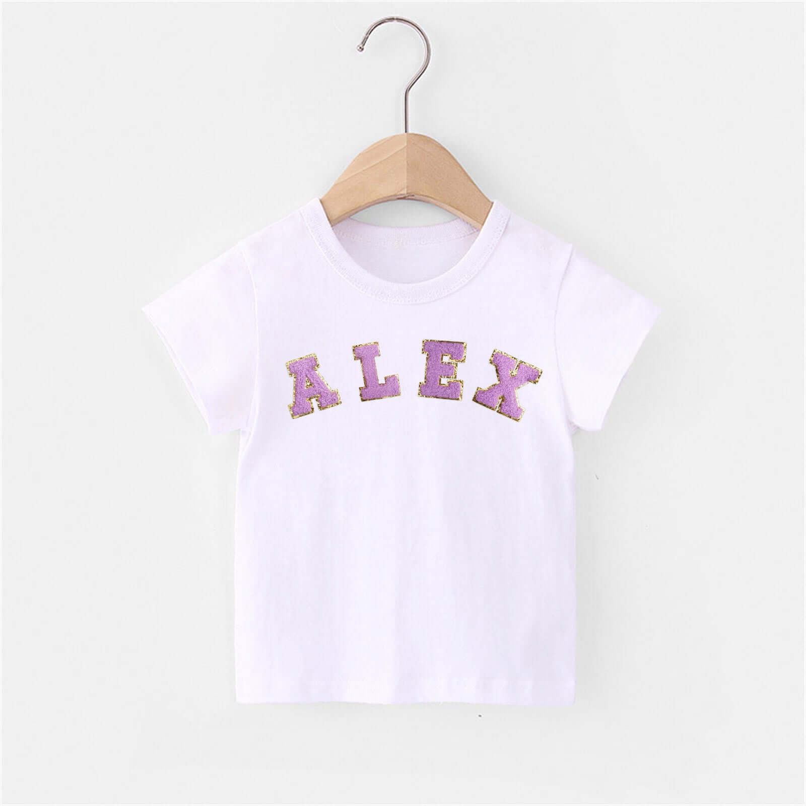 Personalized Toddler Patch White T-shirt