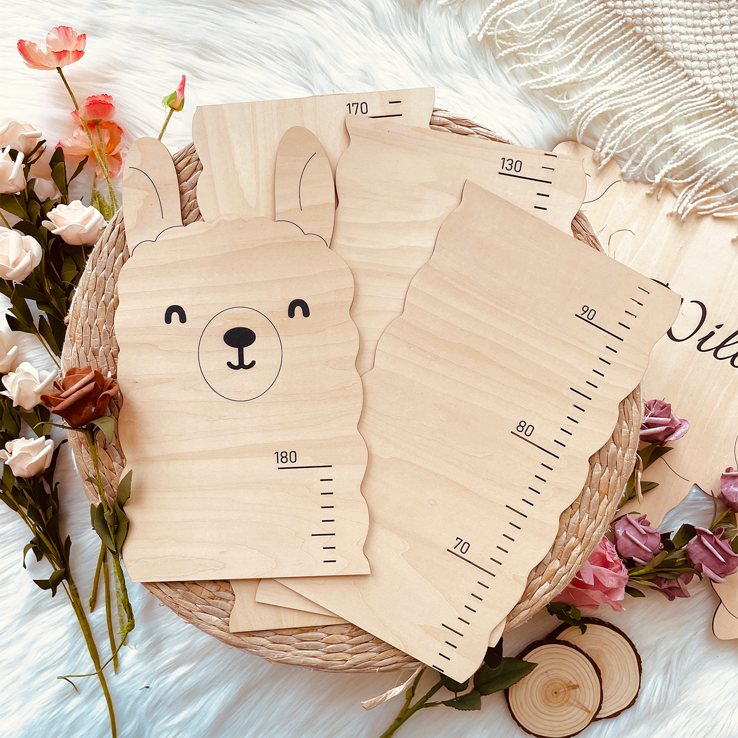 Personalized Wooden Baby Growth Chart - Detail 2