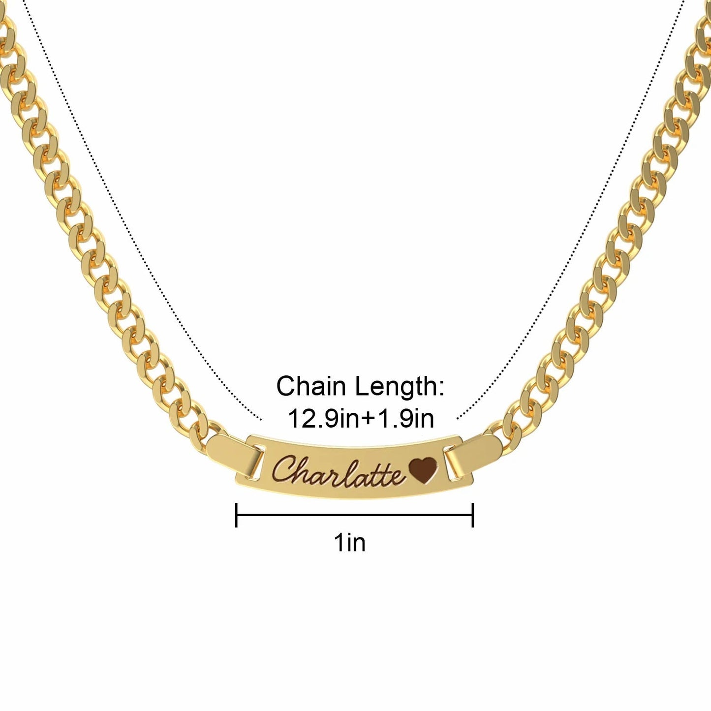 Personalized Baby Gold ID Bracelet