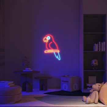 Cute Parrot Neon Sign