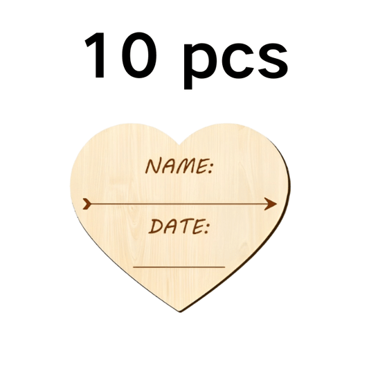Heart Growth Chart Marker (10 pcs)