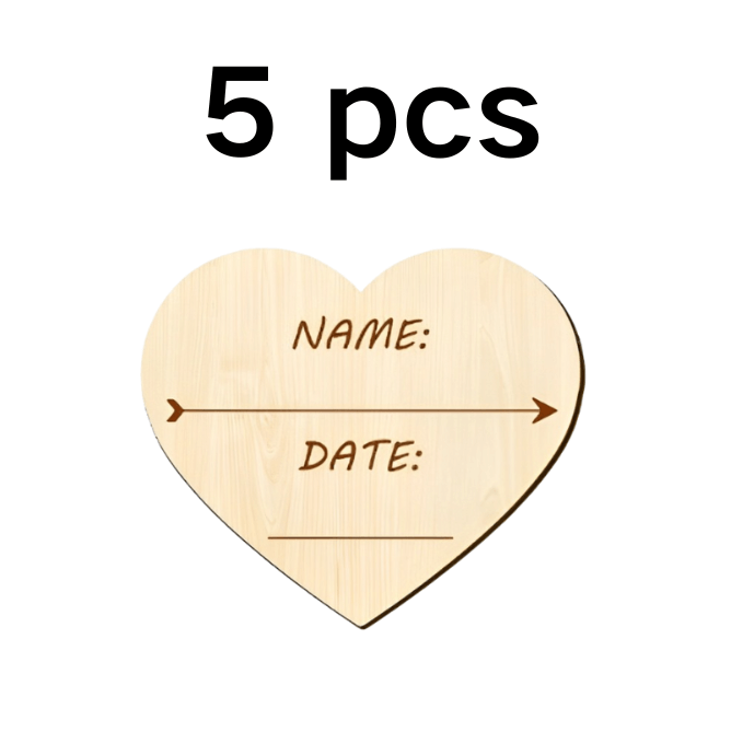 Heart Growth Chart Marker (5 pcs)