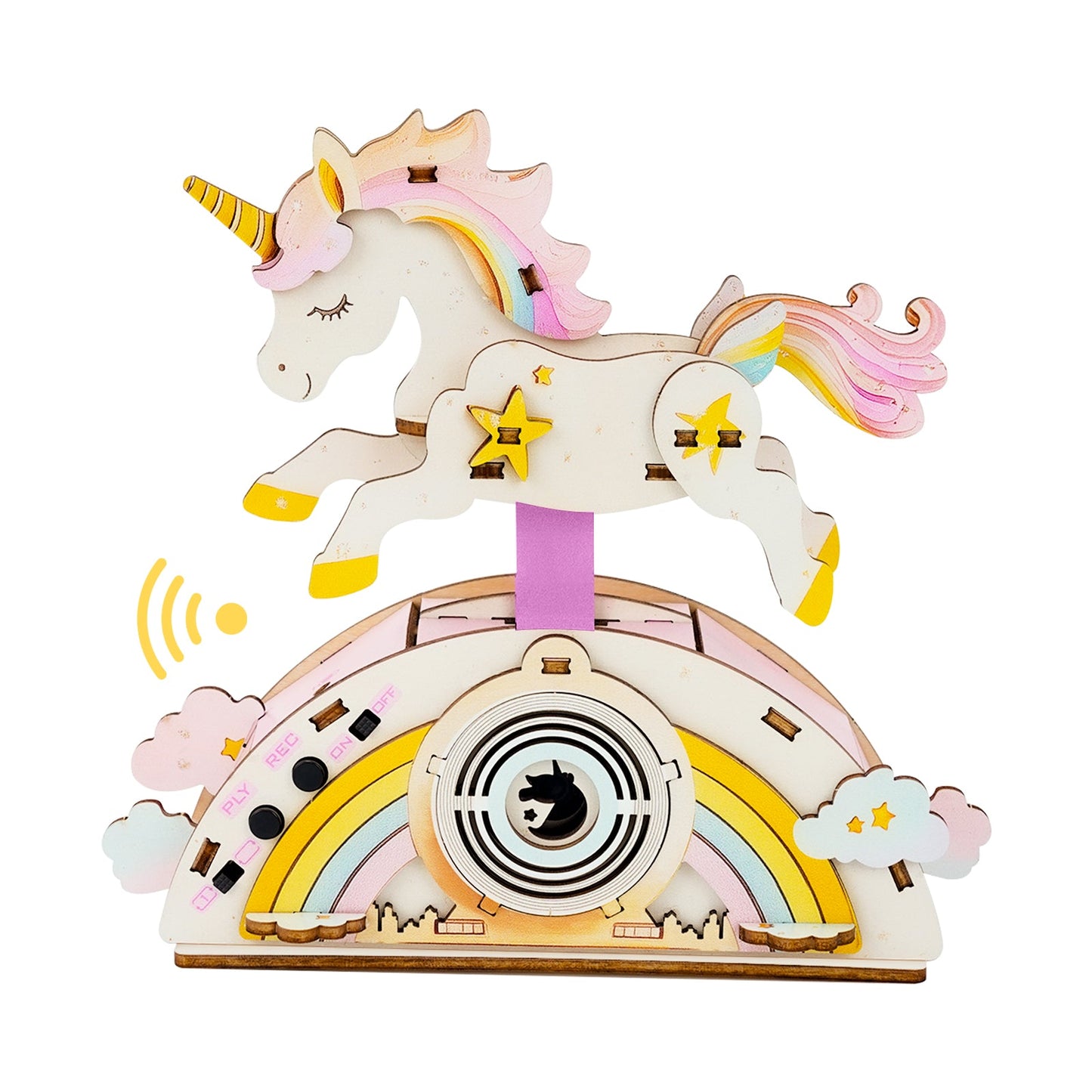 Strolling Unicorn – 3D DIY Wooden Puzzle Recorder