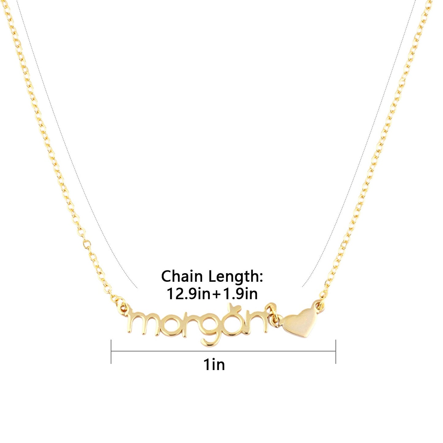 Kids Name Necklace with Cute Element