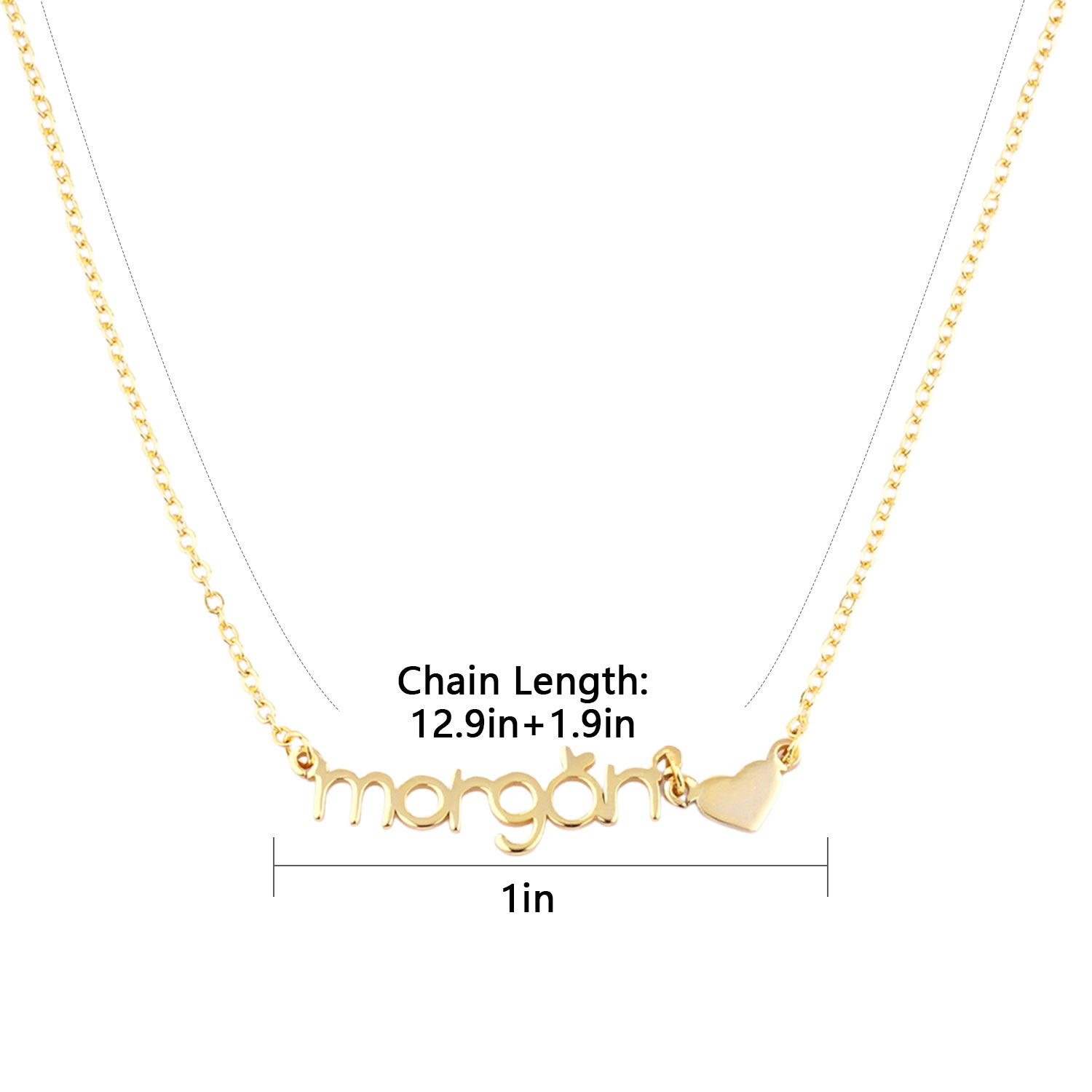 Kids Name Necklace with Cute Element