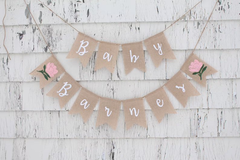 Personalized Baby Name Banner