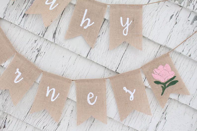 Personalized Baby Name Banner